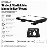 SkyLock Starlink Mini Magnetic Roof Mount
