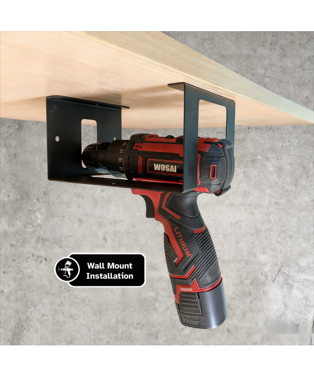 UnderRack Drill Mount Tool Holder