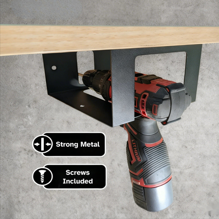 UnderRack Drill Mount Tool Holder