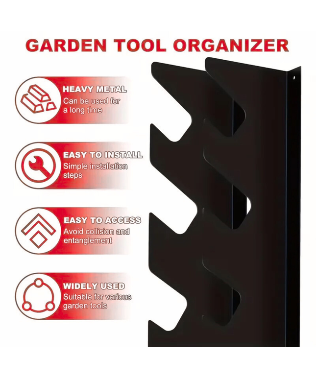 RackHold Garden Tool Wall Organizer