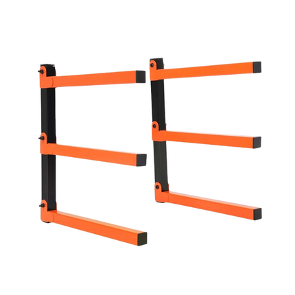 LoadBar Heavy-Duty Lumber & Material Wall Rack (2-Piece Set)