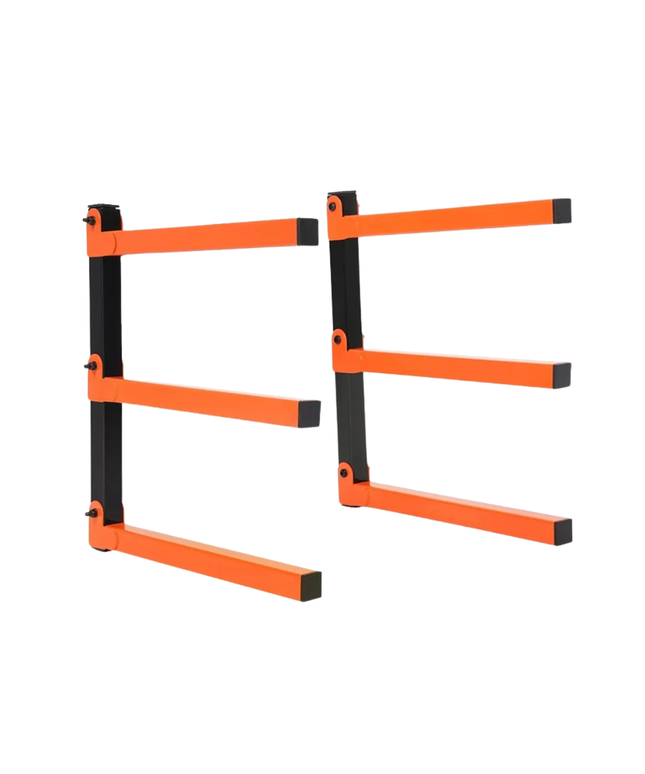 LoadBar Heavy-Duty Lumber & Material Wall Rack (2-Piece Set)