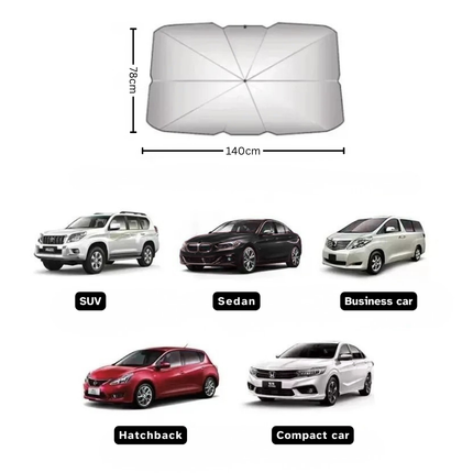 ShadeFold Car Windscreen Umbrella