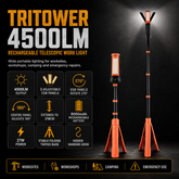 TriTower Telescopic Work Light