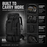 SiteCore Worksite & Camping Backpack