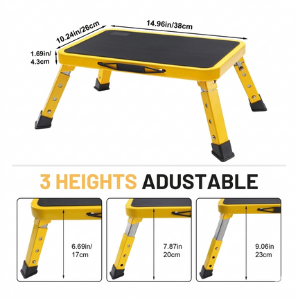 StepRise Heavy Duty Folding Step Stool
