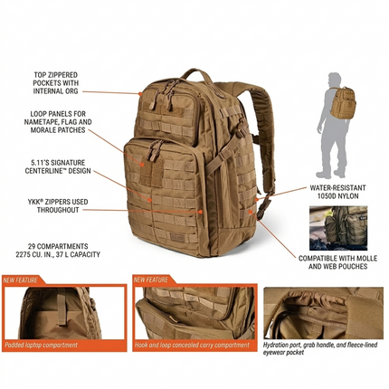 SiteGrid Tactical Utility Backpack